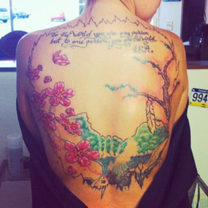 which teen mom 2 star got a huge back tattoo e news which teen mom 2 star got a huge back tattoo e news